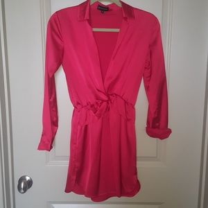 Twist front shirt/dress